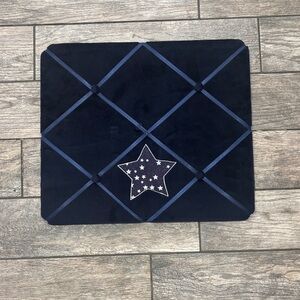 Navy Star Ribbon Memory Board